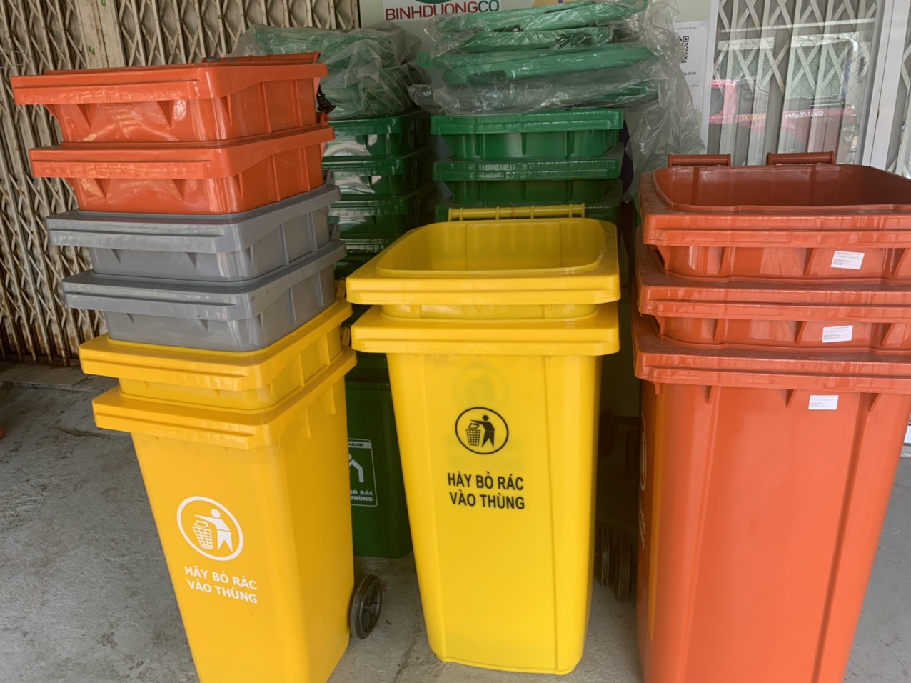 Thùng rác nhựa Bình Phước